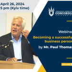 Webinar «Becoming a successful business person» by Mr. Paul Thomas